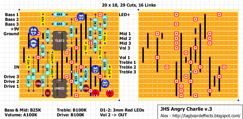 Guitar FX Layouts: JHS Angry Charlie V3
